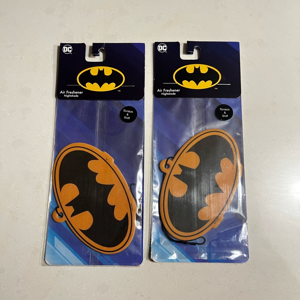 Batman Logo Car Air Freshener - 2 pack